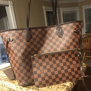 Authentic Louis Vuitton Neverfull MM Damier